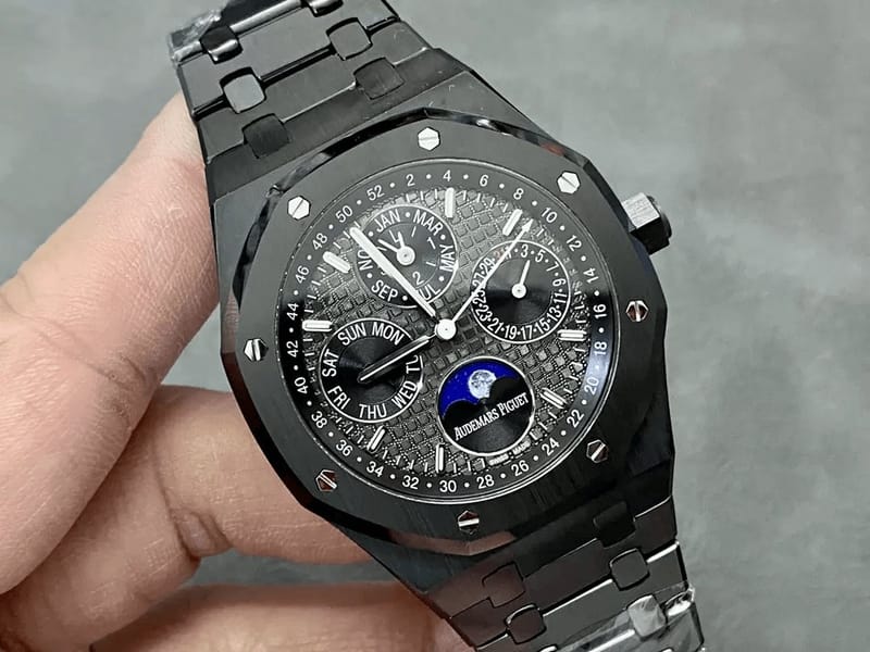 AUDEMARS PIGUET 오데마피게 로얄오크 퍼페츄얼 캘린더 26579 블랙 세라믹