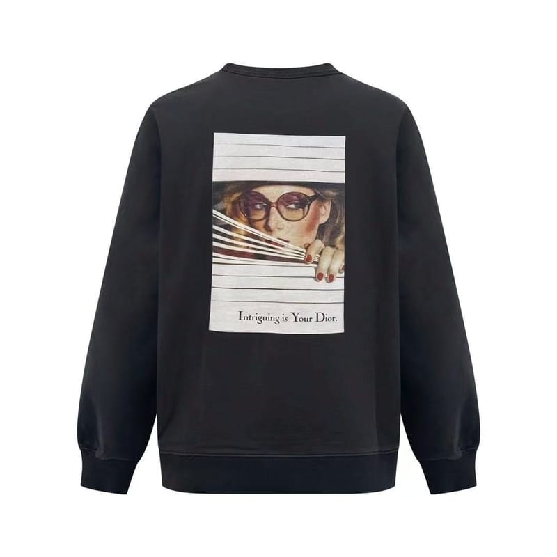 DIOR 디올 헤리티지 로고 맨투맨