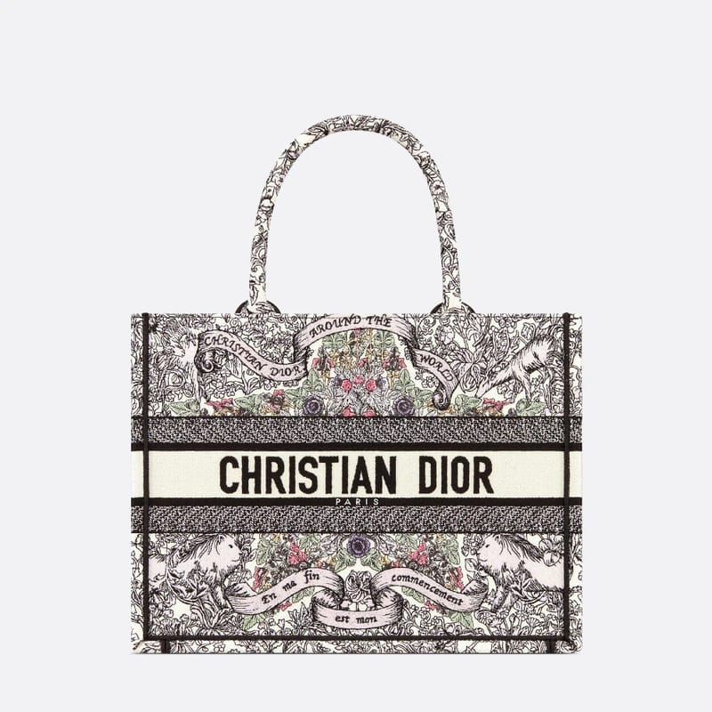DIOR 디올 북 토트백 미듐 M1296