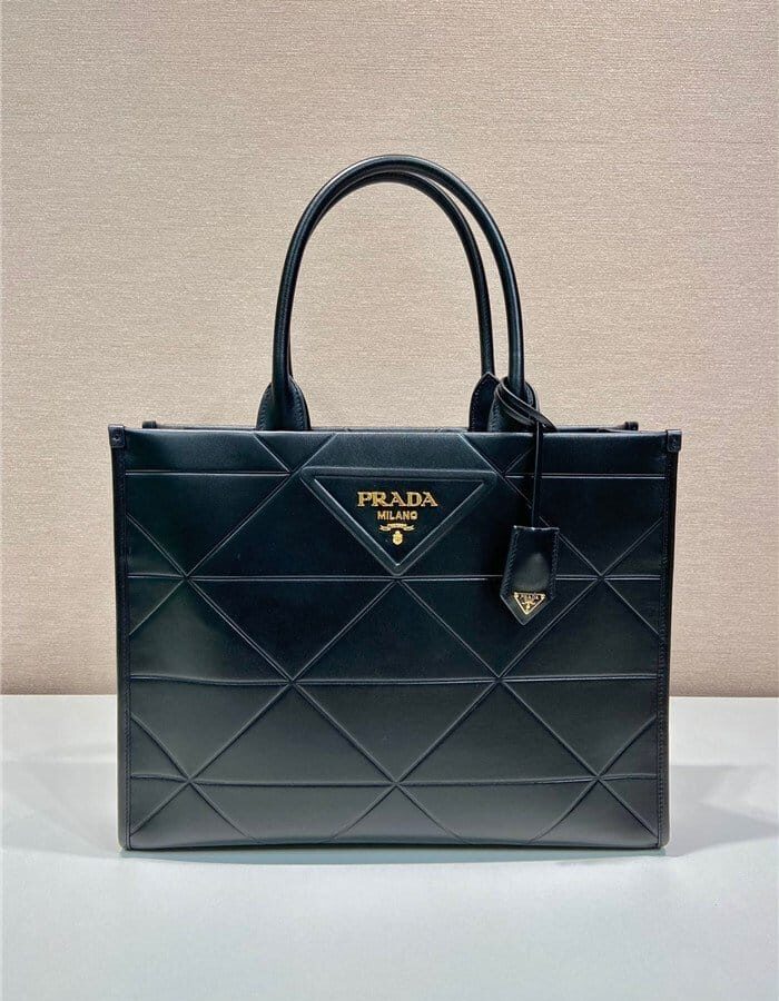 PRADA 프라다 레더 토트백 라지 1BA377