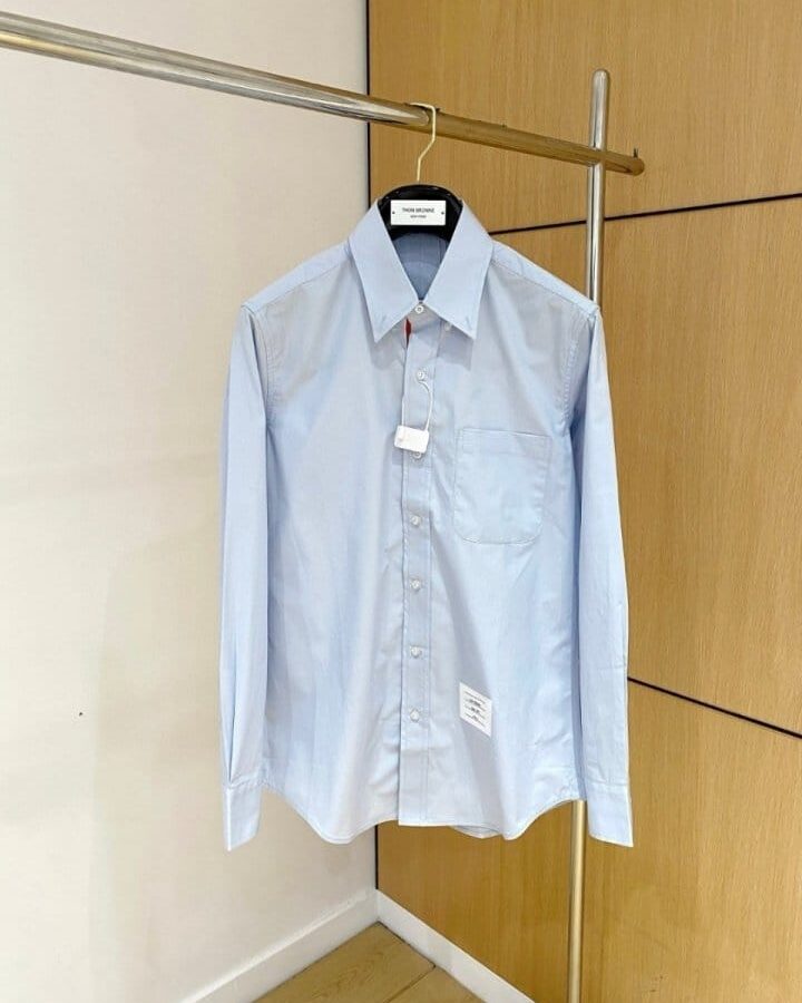 THOM BROWNE 톰브라운 넥 라인 3선 P.T 셔츠 3COLOR