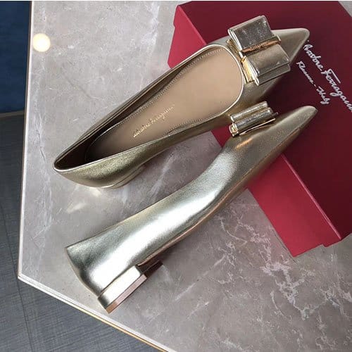 FERRAGAMO 페레가모 더블보우 플랫 M1620-2