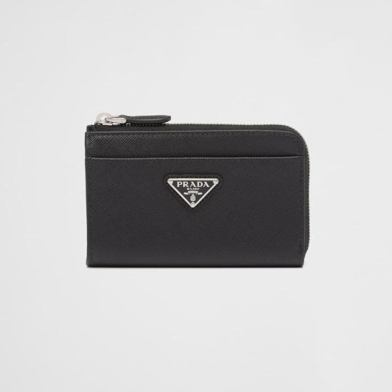 PRADA 프라다 사피아노 가죽 키홀더 1PP122 (금장/은장)