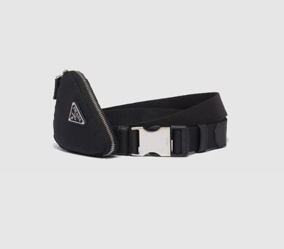 PRADA 프라다 리나일론 파우치 벨트