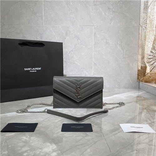 SAINT LAURENT 생로랑 WOC 미니 체인백 Y393953-3