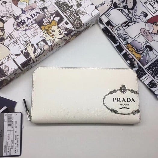 PRADA 프라다 지갑 2ML317 - 사피아노 지퍼 라운드 장지갑 PRAW0152 2COLOR