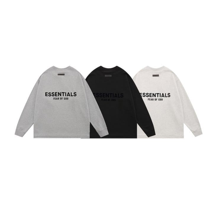 FEAR OF GOD 피어오브갓 에센셜 1815 백 로고 플리스 스웨트 셔츠