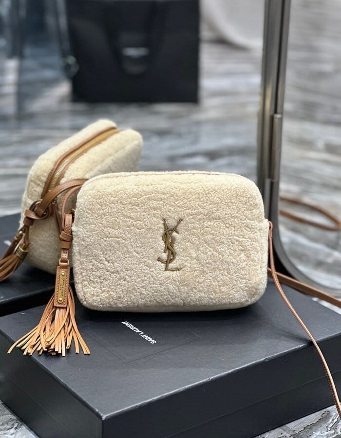 SAINT LAURENT 생로랑 아이보리 크로스백 ysl318x