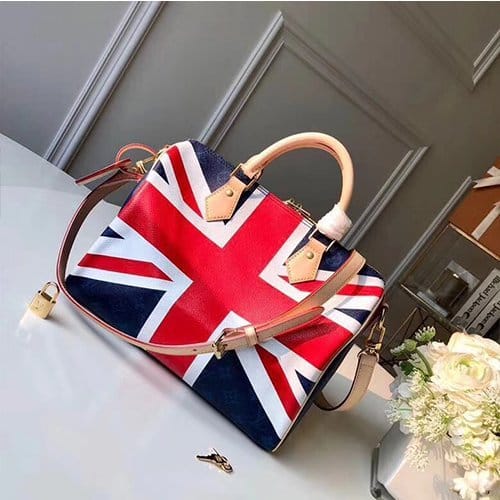 LOUIS VUITTON 루이비통 스피디30 유니언잭 M41112