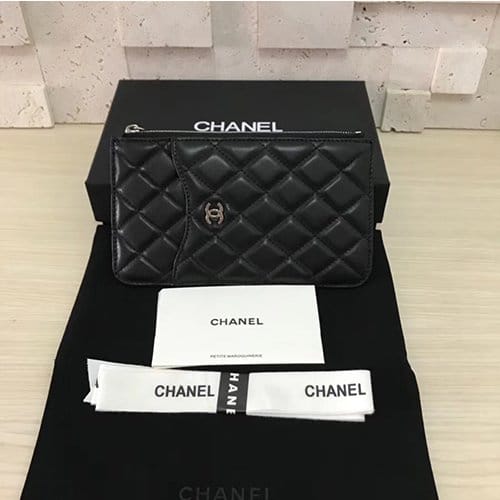 CHANEL 샤넬 지퍼 파우치015