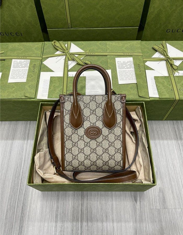 GUCCI 구찌 인터로킹 G 미니 토트백 671623