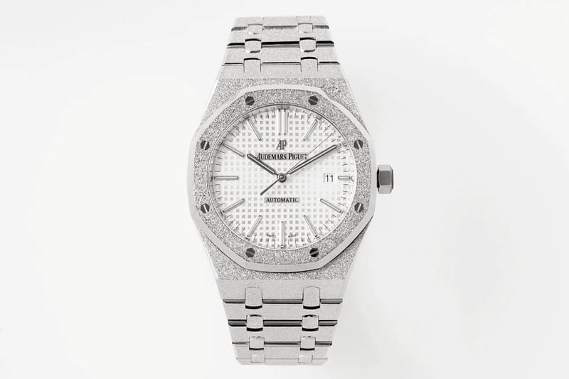 AUDEMARS PIGUET 오데마피게 로얄오크 프로스트 골드 흰판 15410