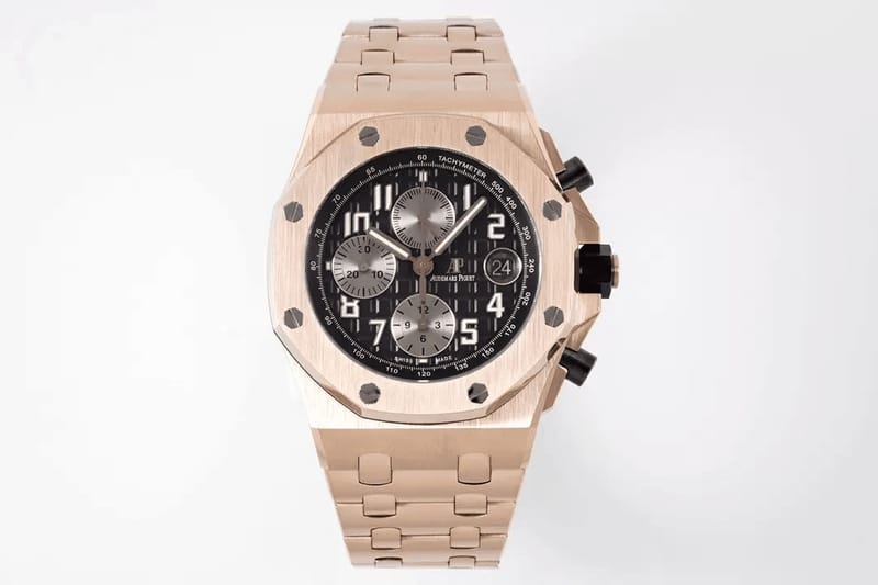 AUDEMARS PIGUET 오데마피게 로얄오크 오프쇼어 금통 블랙 다이얼 26470