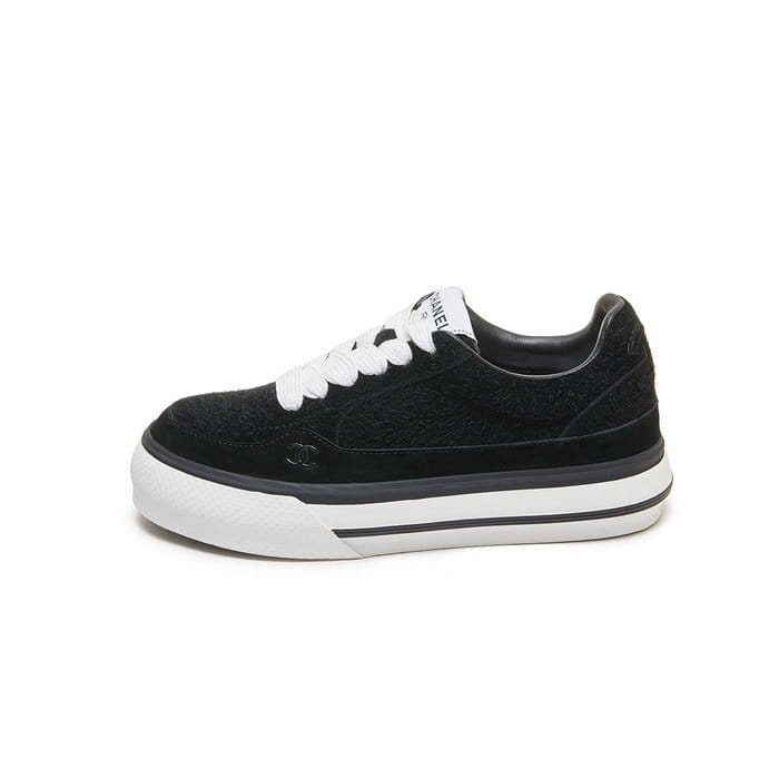 CHANEL 샤넬 여성 블랙 스니커즈