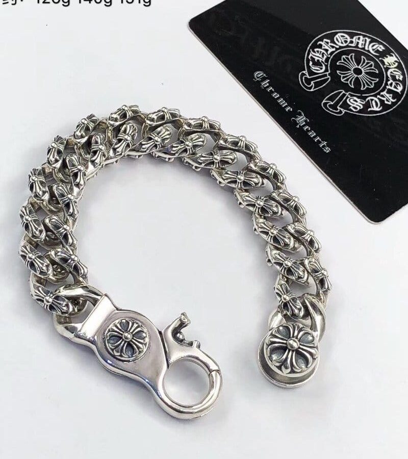 CHROME HEARTS 크롬하츠 925실버 남녀공용 팔찌 3디자인(폭15mm)