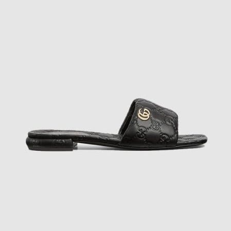 GUCCI 구찌 여성용 더블 G 슬라이드 샌들 816330 2COLOR