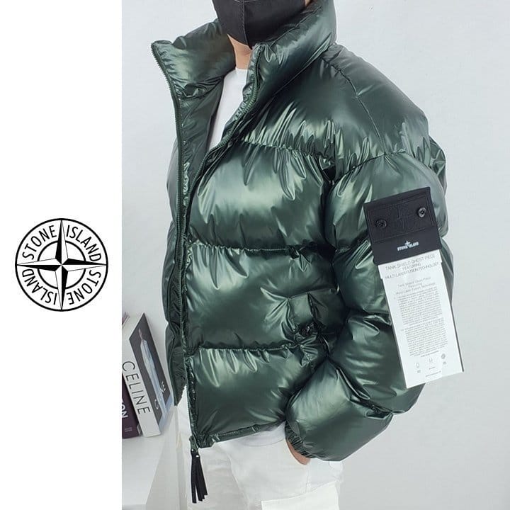 STONE ISLAND 스톤아일랜드 가먼트 메탈 에코닐 패딩