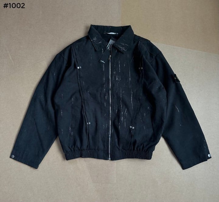 STONE ISLAND 스톤아일랜드 FW 페인팅 에비에이터 자켓