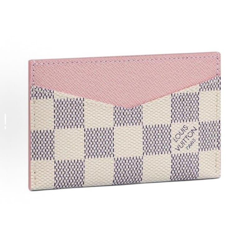 LOUIS VUITTON 루이비통 체크 바둑판 카드 지갑 M60286