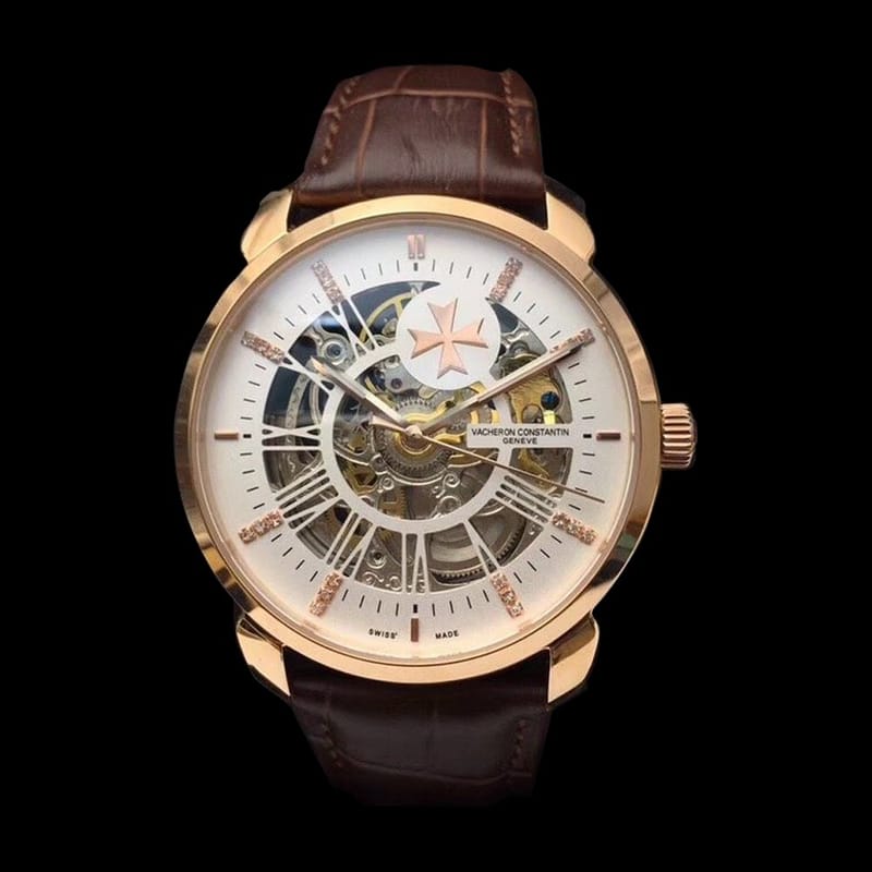 VACHERON CONSTANTIN 바쉐론 콘스탄틴 제네바 오토매틱 3ATM (054.25 )sapphire crystal glass, high leather strap swiss automatic movement, best vacheron constantin geneva 96141487 luxury item!!!