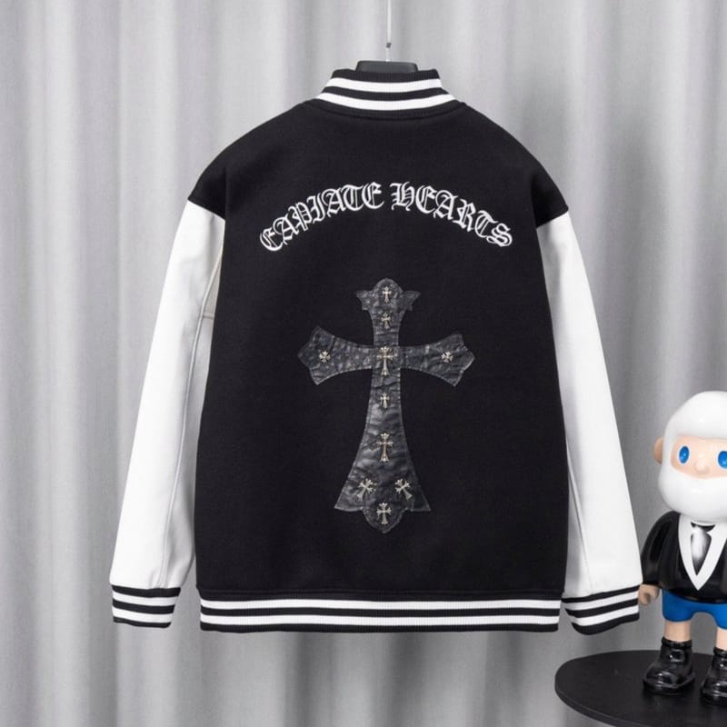 CHROME HEARTS 크롬하츠 크로스 바시티 자켓