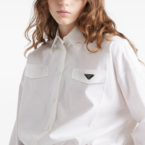 PRADA 프라다 투포켓 스트링 셔츠 2COLOR