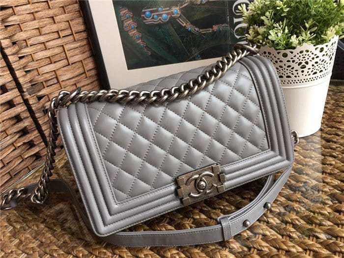 CHANEL 샤넬 리보이백 25CM 2COLOR (금장/은장)