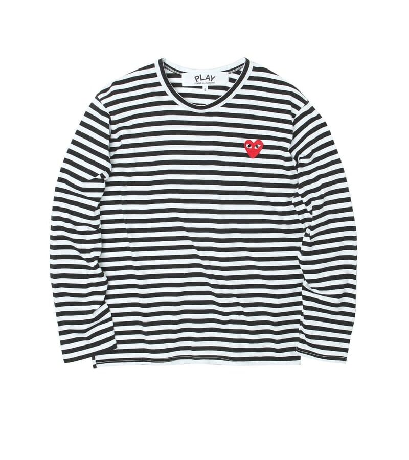 COMME DES GARCONS 꼼데가르송 하트 단가라 긴팔 3COLOR
