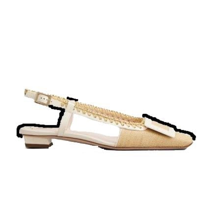 ROGER VIVIER 로저비비에 여성용 구두 벨 비비에 캔버스 힐 0074