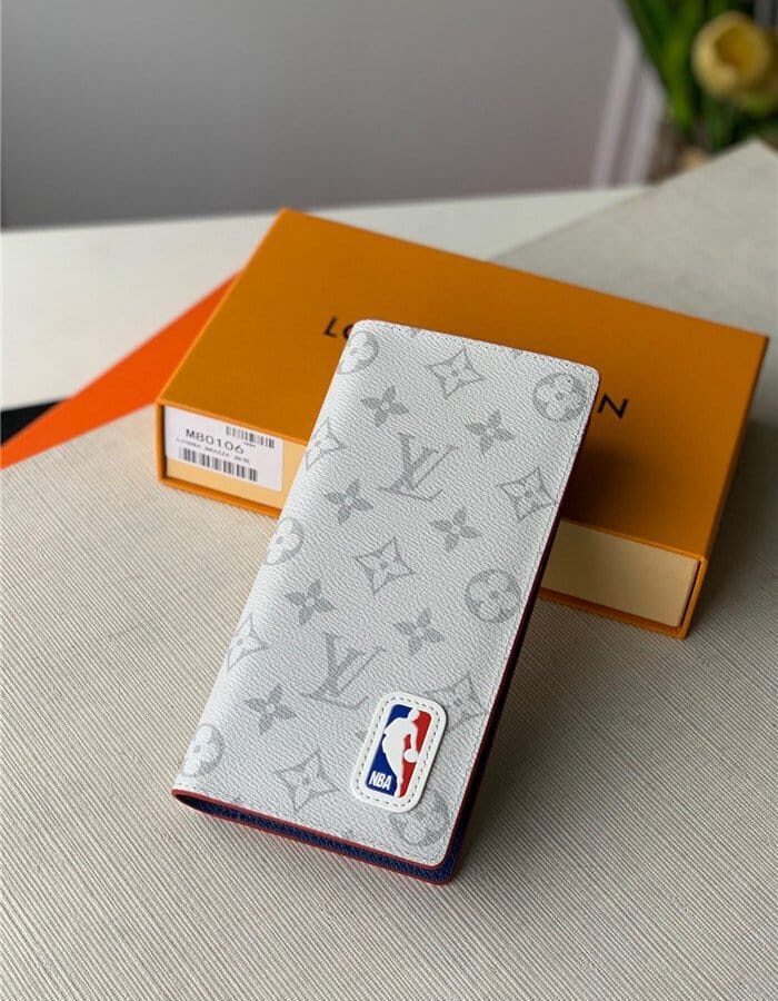 LOUIS VUITTON 루이비통 NBA 멀티플 모노그램 장지갑 2COLOR