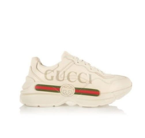 GUCCI 구찌 라이톤 삼선띠 로고 스니커즈