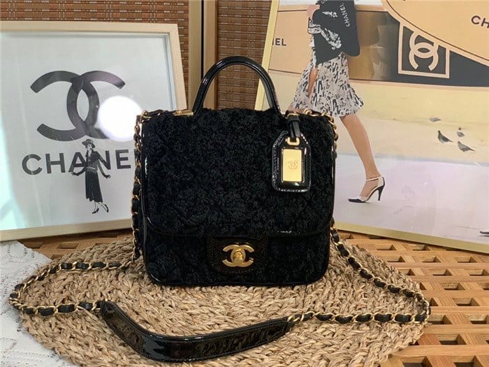 CHANEL 샤넬 22K 스몰 탑핸들 플랩백 AS3652