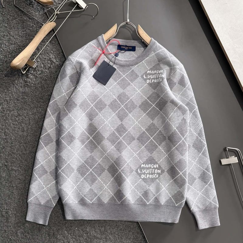 LOUIS VUITTON 루이비통 아가일 니트