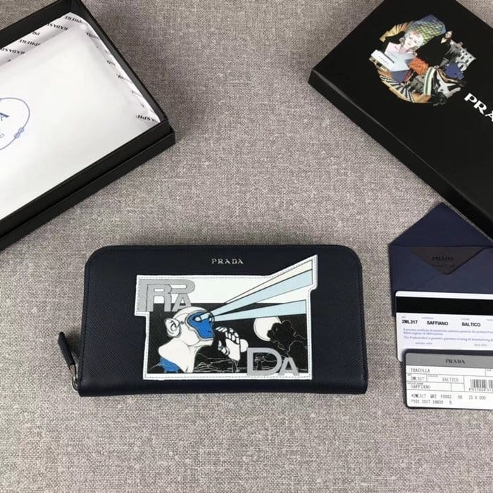PRADA 프라다 2ML317 지퍼 장지갑 PRADA 4045