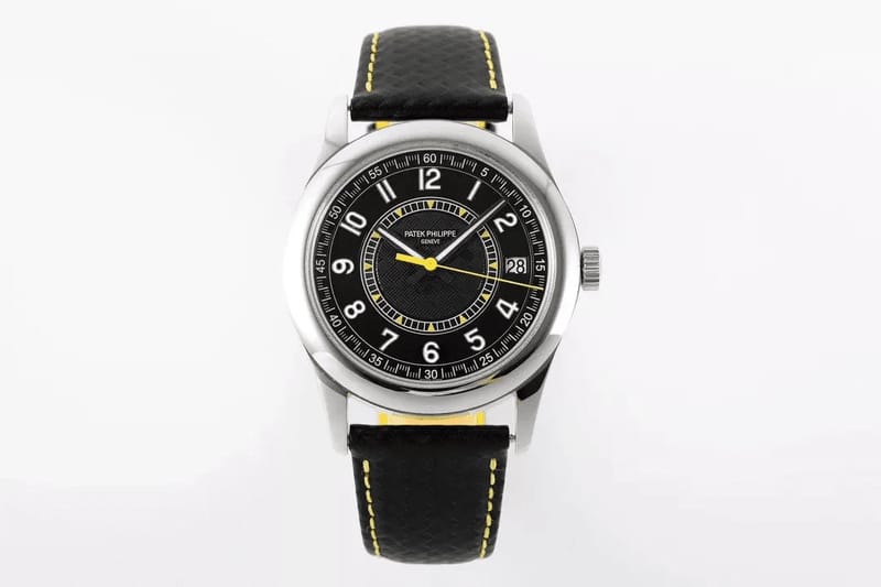 PATEK PHILIPPE 파텍필립 칼라트라바 6007 블랙 다이얼 블랙 스트랩