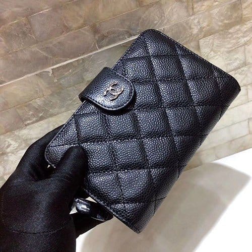 CHANEL 샤넬 지갑 캐비어 은장 AS30211