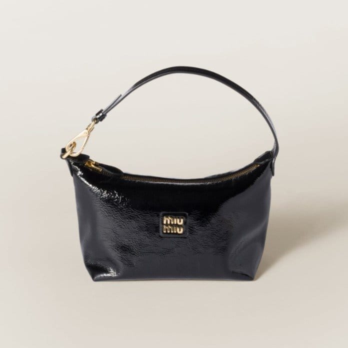 MIUMIU 미우미우 나플락 페이턴트 가죽 파우치 5NE841 2COLOR