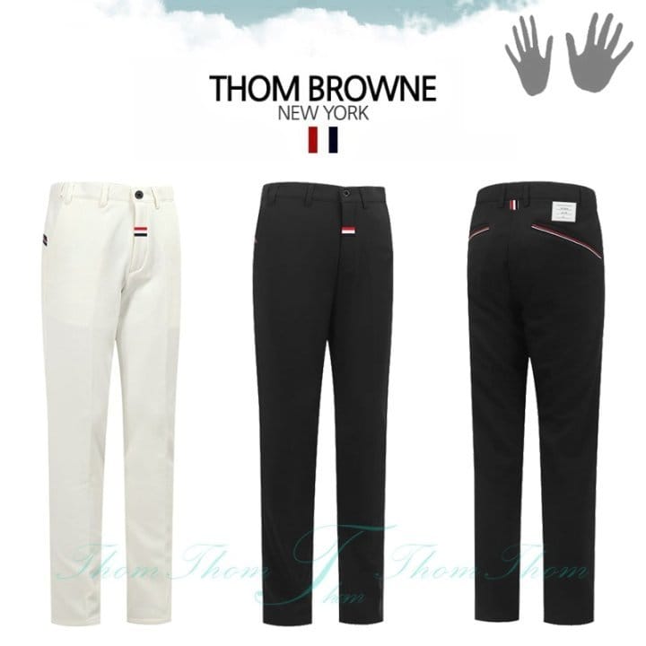 THOM BROWNE 톰브라운 모츠 기모 밴딩 팬츠