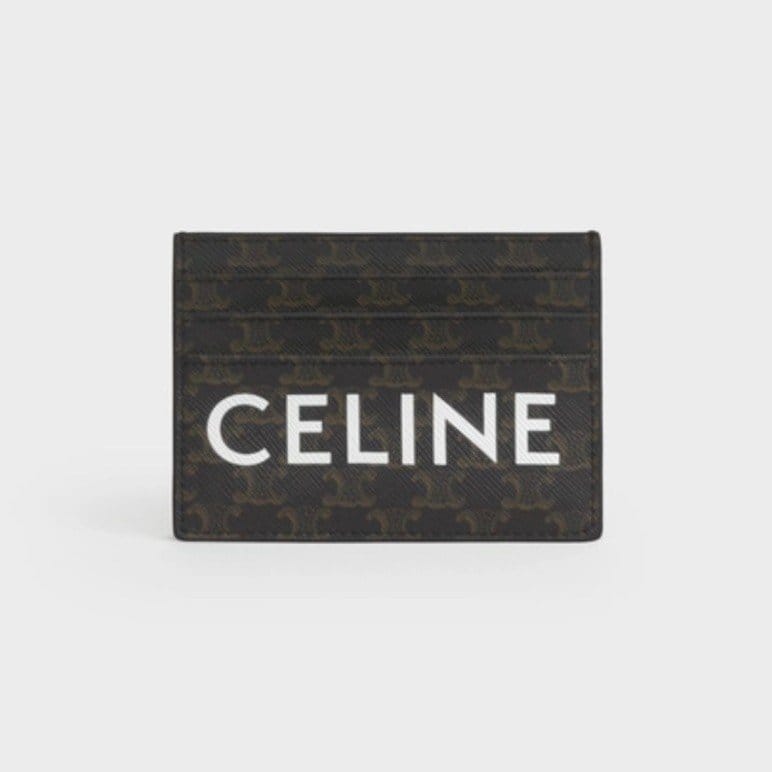 CELINE 셀린느 트리옹프 멀티플 카드 홀더 10D792