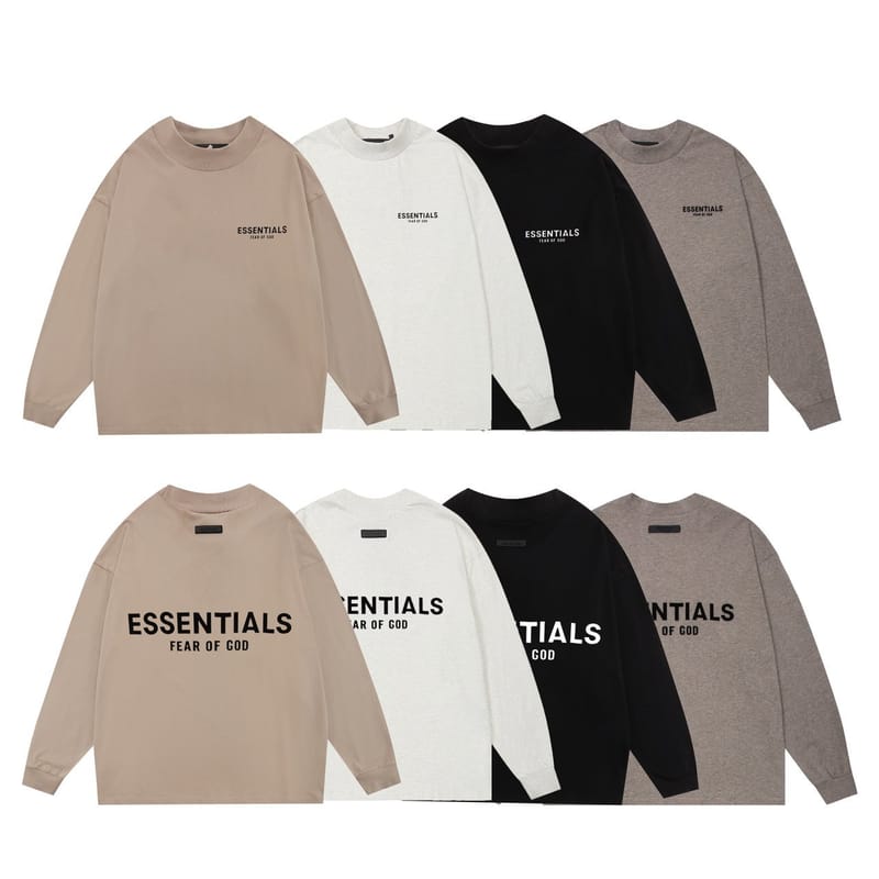 FEAR OF GOD 피어오브갓 에센셜 1933 로고 저지 코튼 롱 슬리브