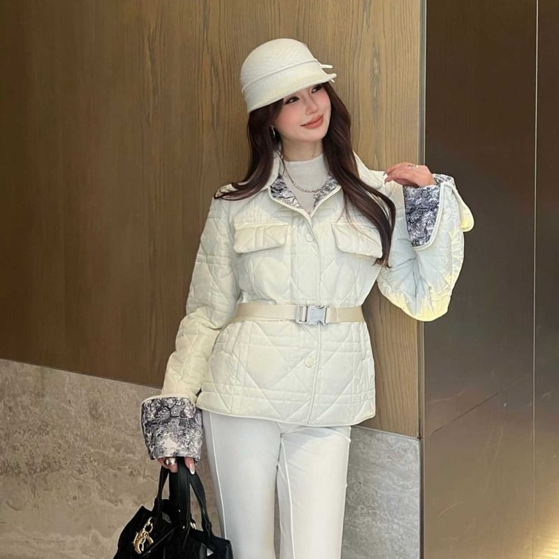 DIOR 디올 까나쥬 벨트 패딩 자켓 2COLOR