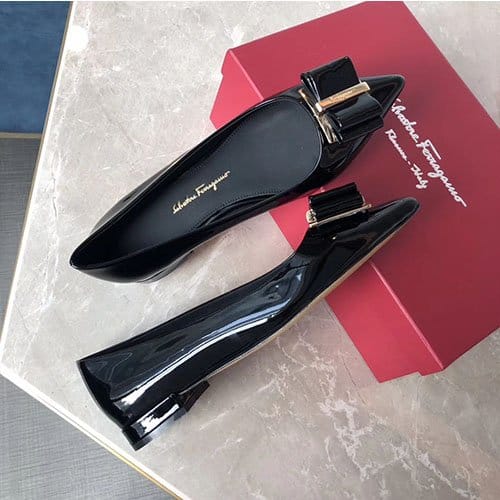 FERRAGAMO 페레가모 더블보우 플랫 M1620-5