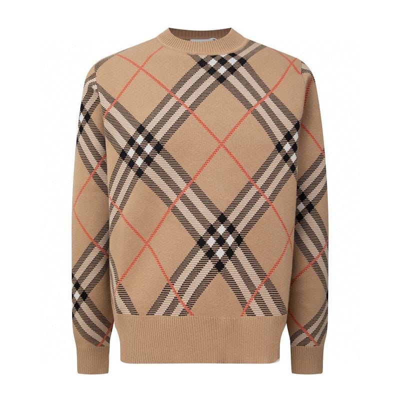 BURBERRY 버버리 체크 양모 니트