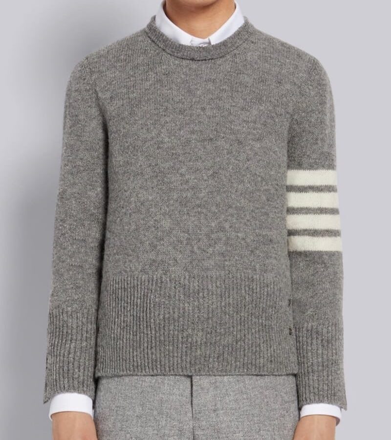 THOM BROWNE 톰브라운 4BAR 셰틀랜드 울 니트 2COLOR