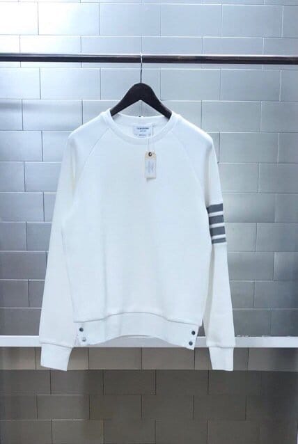 THOM BROWNE 톰브라운 4바 와플 맨투맨 4COLOR