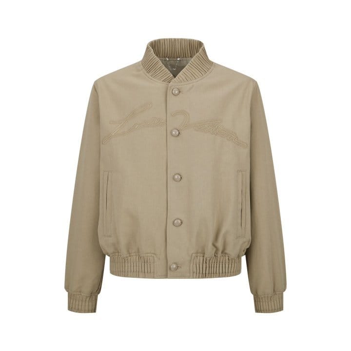 LOUIS VUITTON 루이비통 엠브로이더드 코튼 블렌드 봄버 자켓