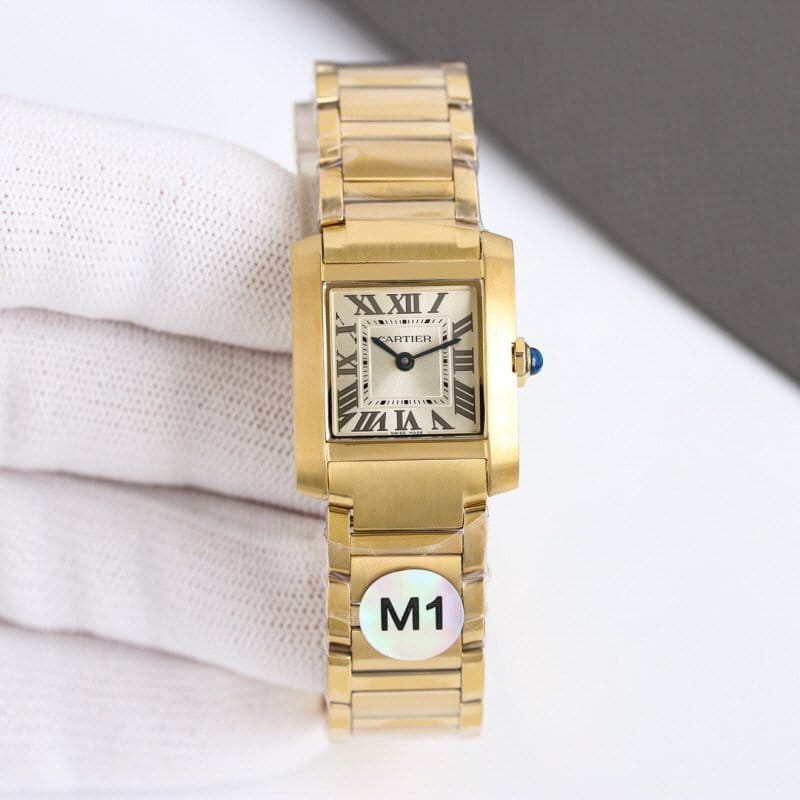 CARTIER 까르띠에 탱크 프랑세즈 워치 small 쿼츠 시계 WGTA0114