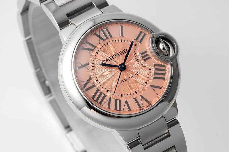 CARTIER 까르띠에 발롱 블루 드 까르띠에 살구 다이얼 33mm WSBB0046