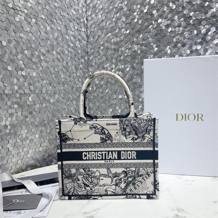 DIOR 디올 오블리크 스몰 북 토트백 M1286