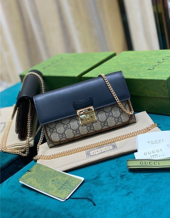 GUCCI 구찌 패들락 체인 지갑 숄더백 658226